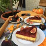 Kürbis Cheesecake mit Feigen, Rezept, Kochlöffeljunkies, Feigenkompott