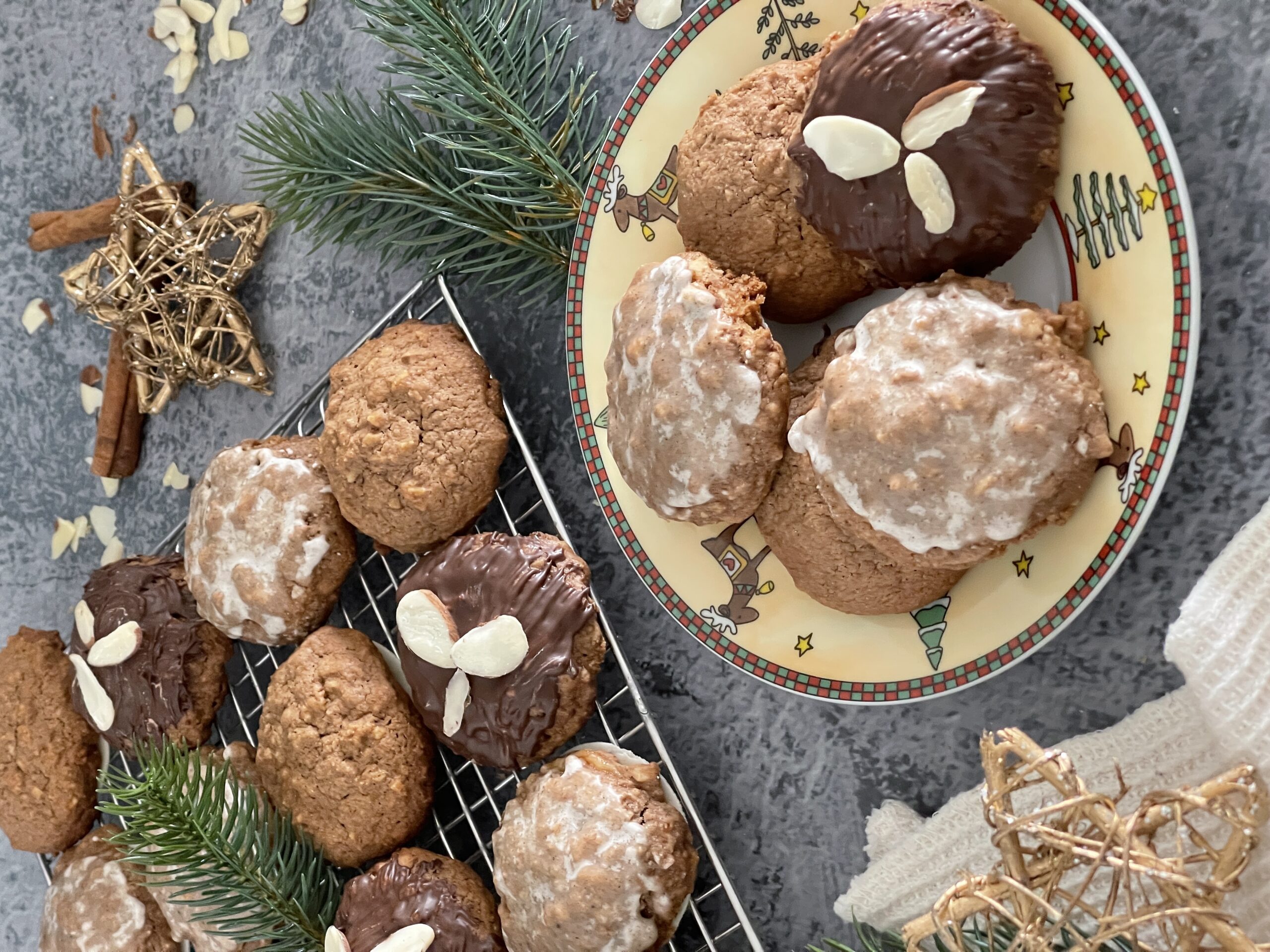 Marzipan Elisenlebkuchen - glutenfrei - Kochlöffeljunkies Marzipan Elisenlebkuchen - glutenfrei - Kochlöffeljunkies