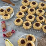 Bratapfel Engelsaugen – herbstliche Cookies mit Karamellglasur