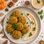 Kürbisfalafel mit Tahini Dip – der perfekte Start in den Herbst