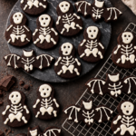 Skelett-Cookies – schokoladige Kekse zu Halloween